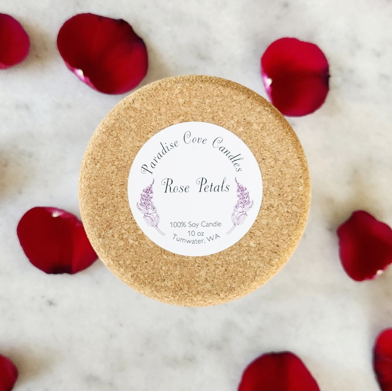 Rose Petals Soy Candle