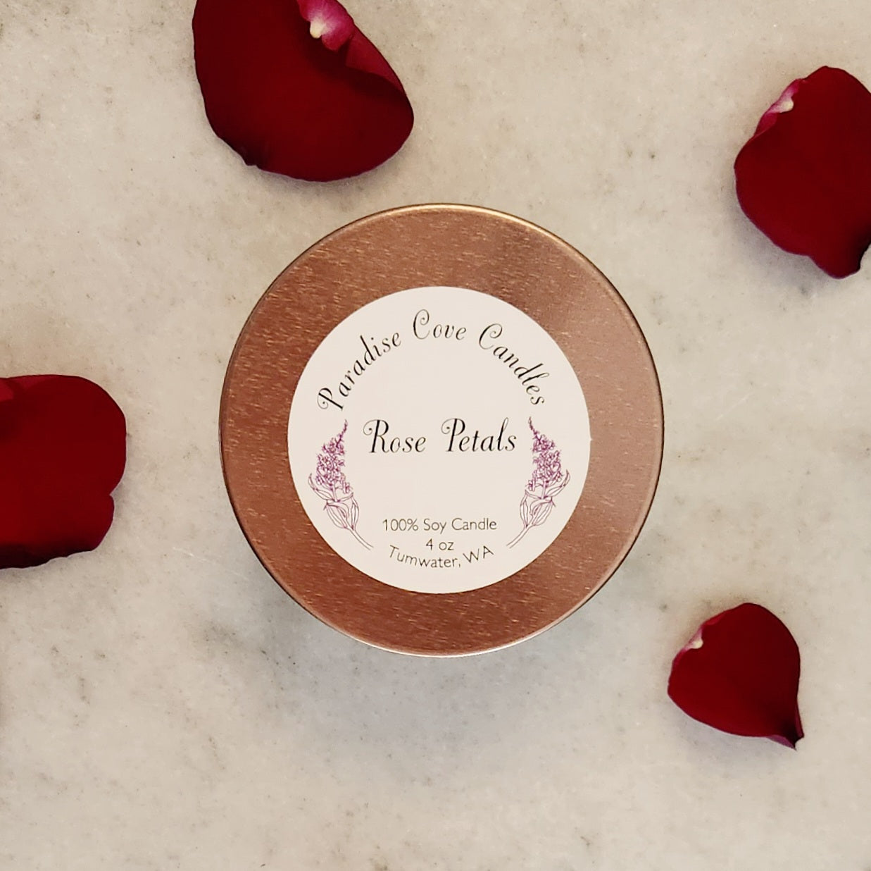 Rose Petals Soy Candle