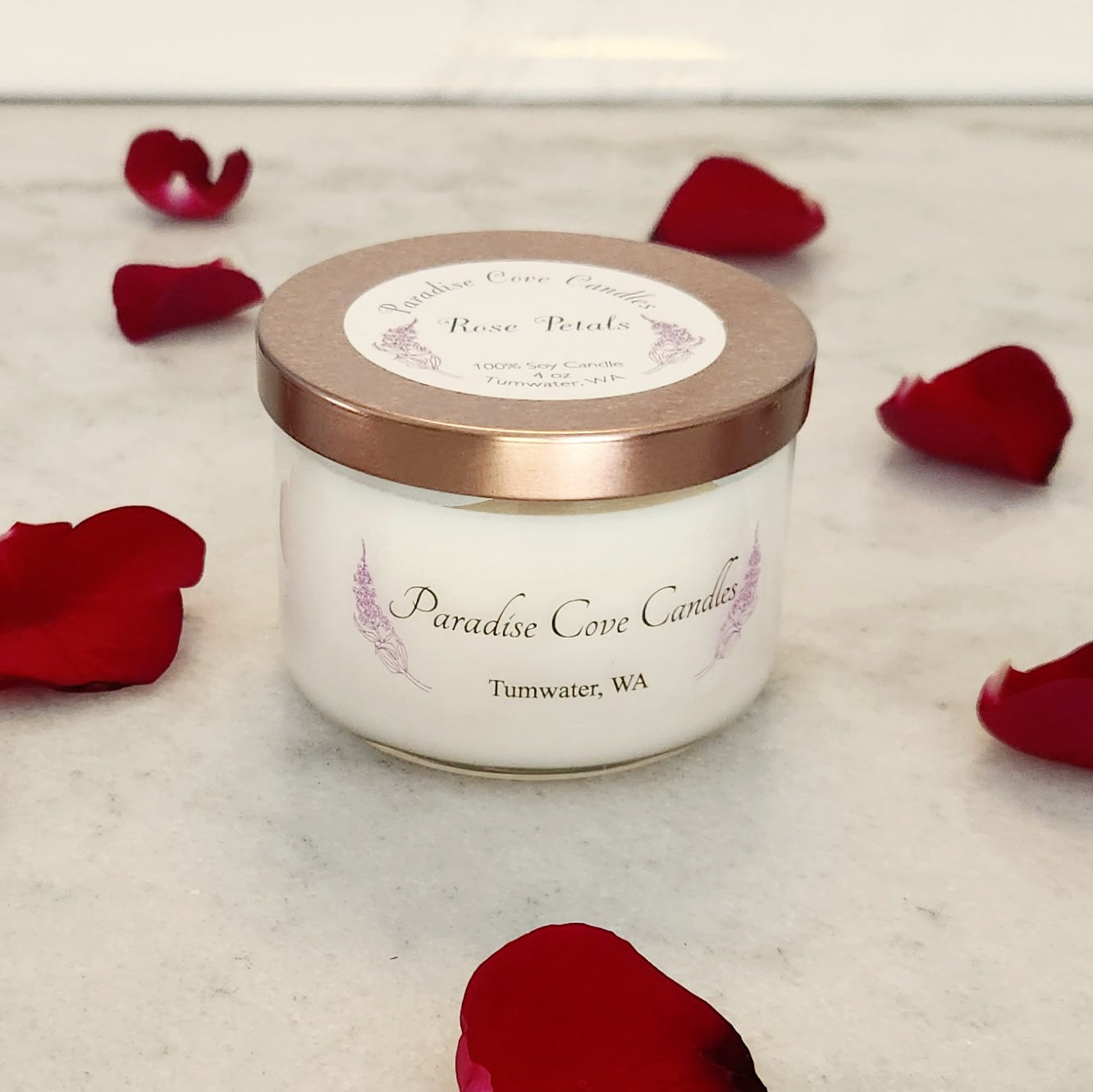 Rose Petals Soy Candle