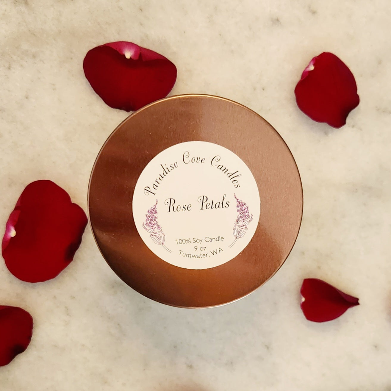 Rose Petals Soy Candle