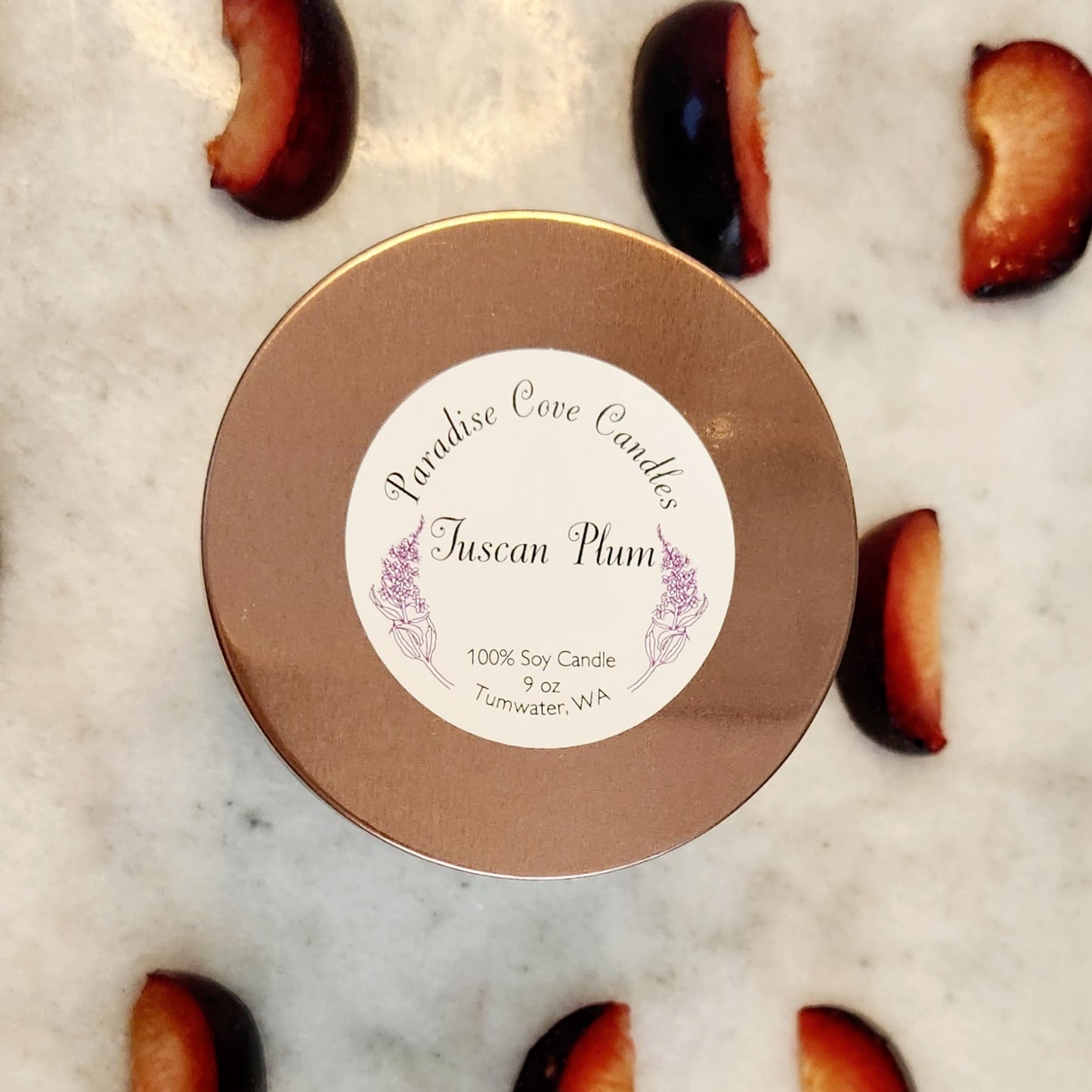 Tuscan Plum Soy Candle