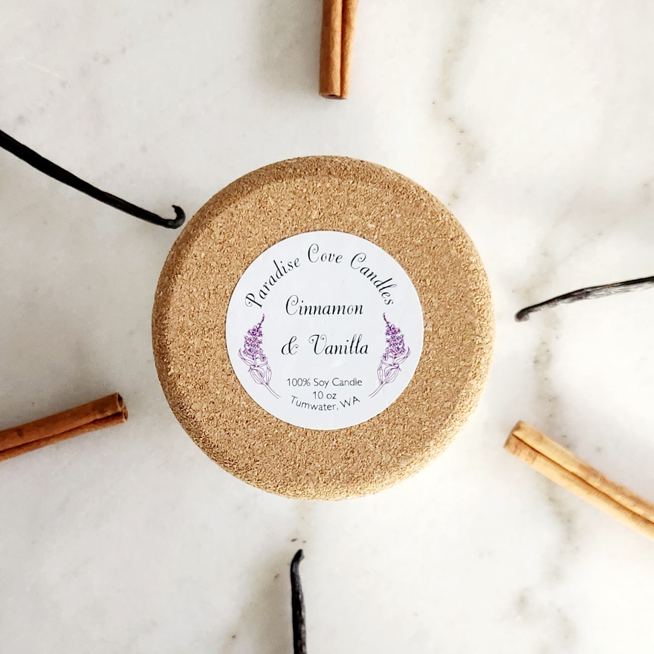 Cinnamon and Vanilla Soy Candle