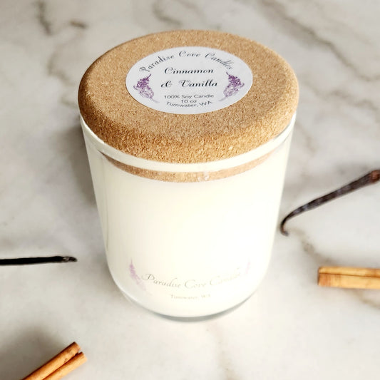 Cinnamon and Vanilla Soy Candle