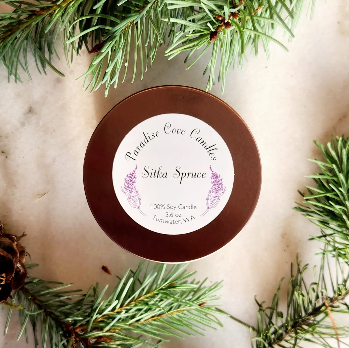 Sitka Spruce Soy Candle