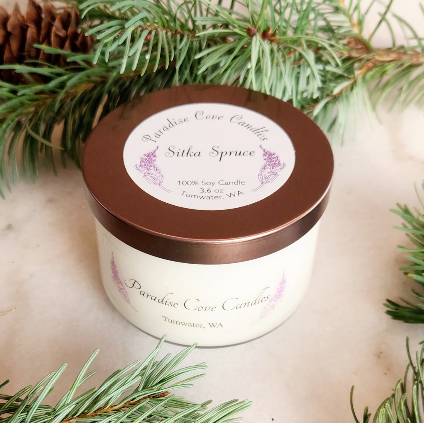 Sitka Spruce Soy Candle